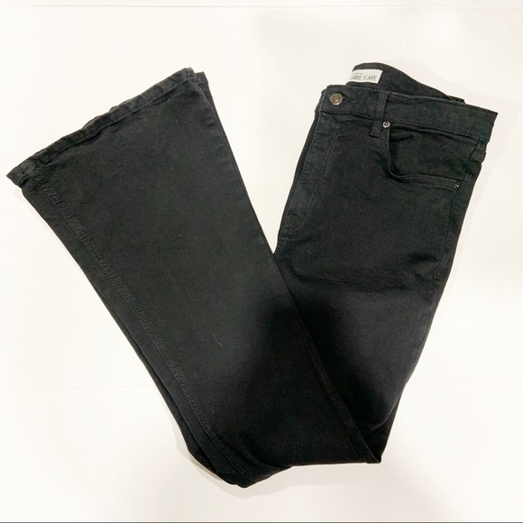 [SOLD] Topshop Moto Jeans Women’s W32 L30 Jamie Flare Bell High Rise - Picture 3 of 8
